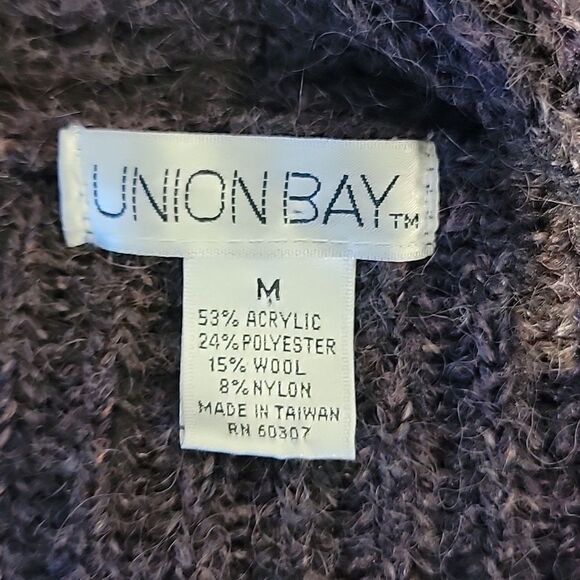 Union Bay wool blend cardigan Size M - Picture 8 of 10